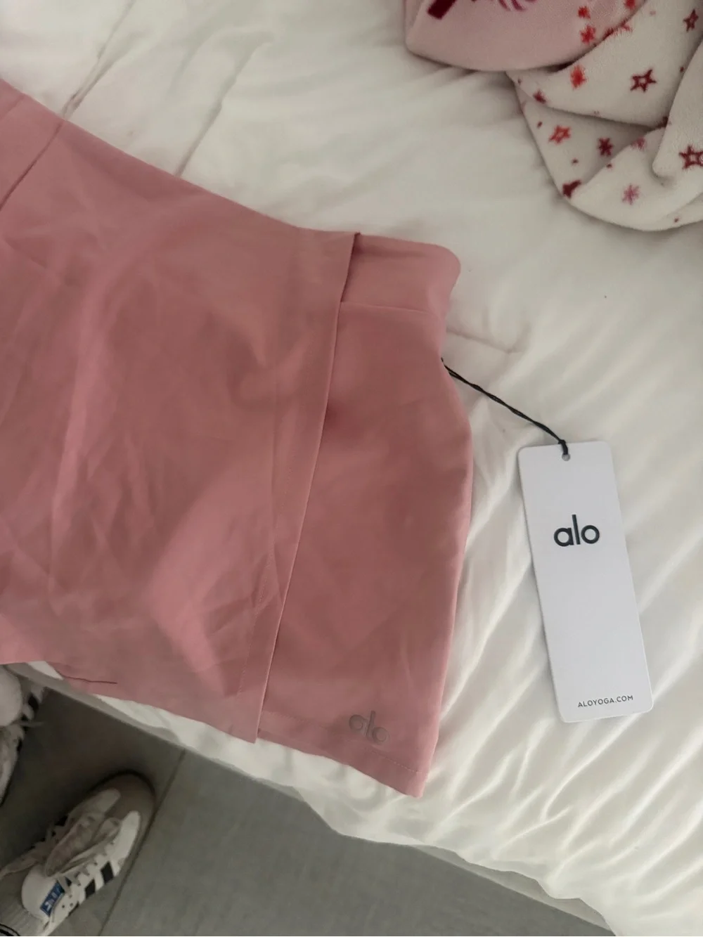 ALO Yoga Dusty Rose Athletic Skort